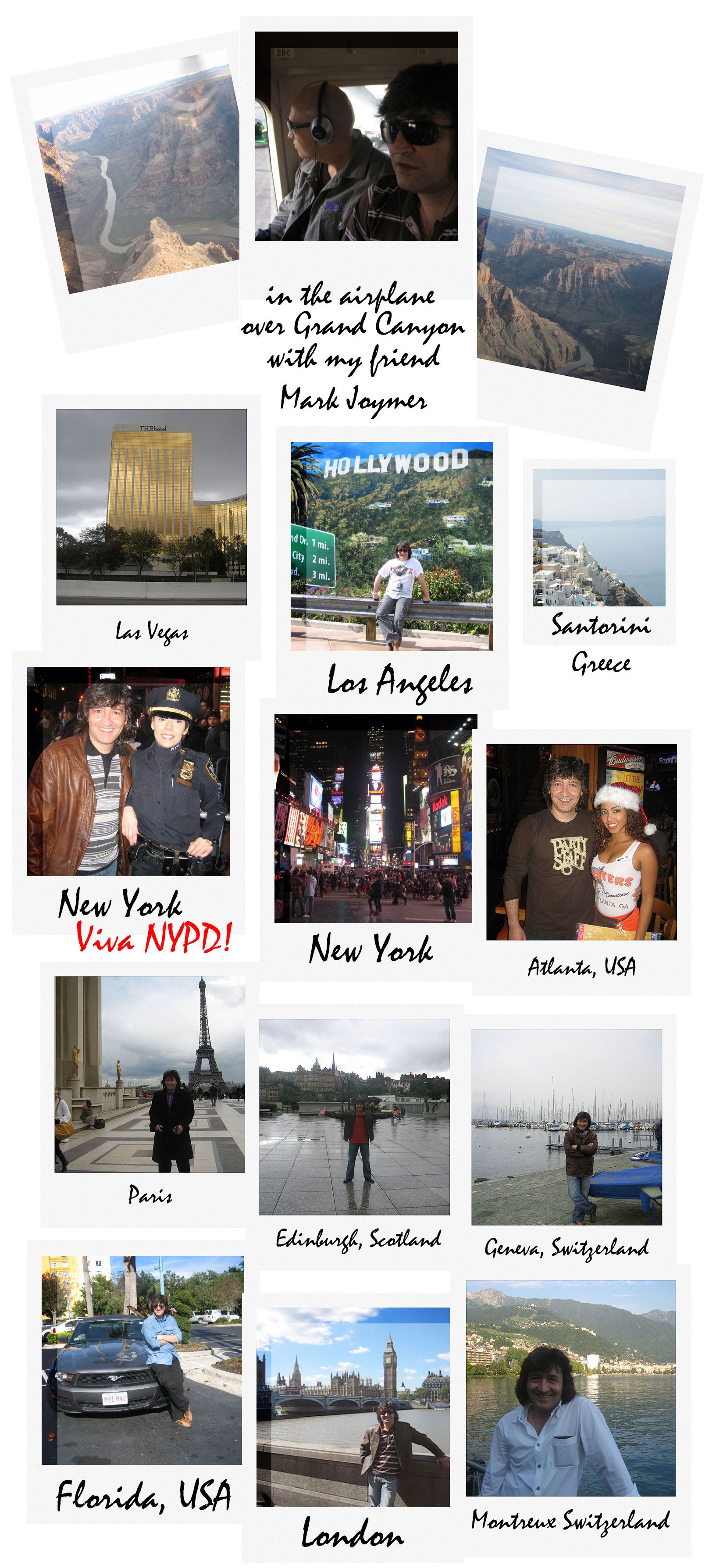 John around the world